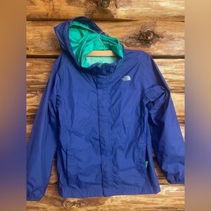 The North Face Youth size Large 14/16 Hooded Rain Jacket
